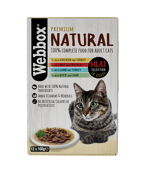 Webbox Naturals Meat \u0026 Gravy Cat Food 